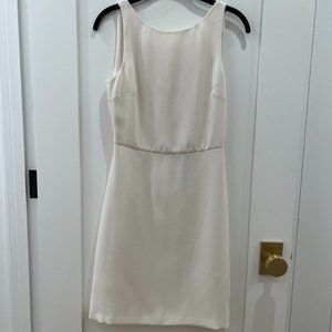 THEORY JOZZLA CREPE DRESS IN IVORY - BRAND NEW WITH TAGS